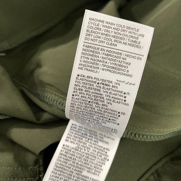 Athleta Brooklyn Heights Pants Size 6 Green Polyester Spandex NWT PT-2072 - Picture 12 of 13